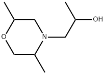 4-Morpholineethanol, α,2,5-trimethyl- Struktur