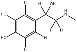 (±)-Epinephrine-D6 Struktur