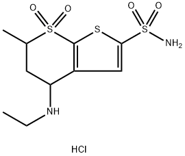 dorzolamide hydrochloride Struktur