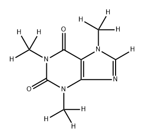 Caffeine-D10 Struktur