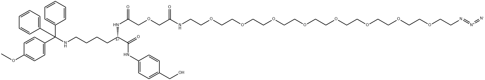 Lys(MMT)-PAB-oxydiacetamide-PEG8-N3