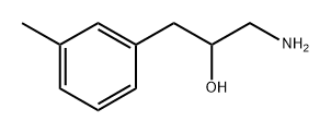 Benzeneethanol, α-(aminomethyl)-3-methyl- Struktur