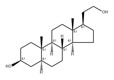 3,21-Dihydroxypregnan-20-one, Derivative of Struktur