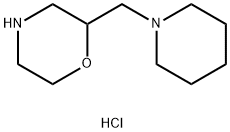 Morpholine,2-(1-piperidinylmethyl)-,dihydrochloride Struktur