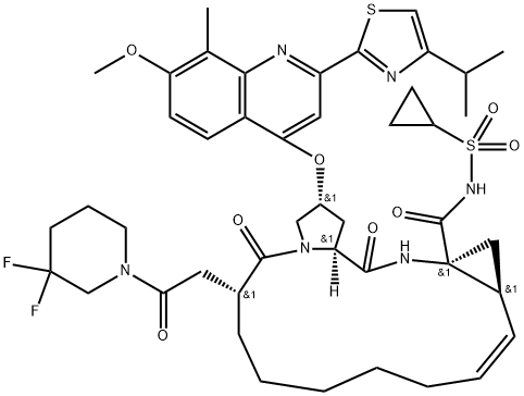 Deldeprevir Struktur