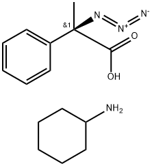 (R)-azido-α-methylphenylglycine CHA salt Struktur