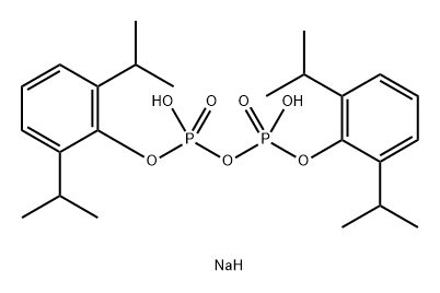 sodium 2,6-diisopropylphenyl   phosphoric Anhydride Struktur