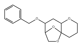 6H-4a,7-Epoxy-2H-pyrano3,2-boxepin, hexahydro-8-(phenylmethoxy)-, 4aR-(4a.alpha.,7.alpha.,8.alpha.,9a.beta.)- Struktur