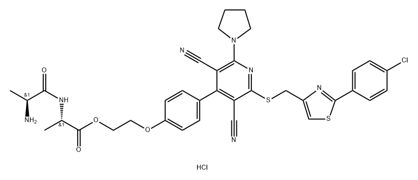 Neladenoson dalanate hydrochloride Struktur