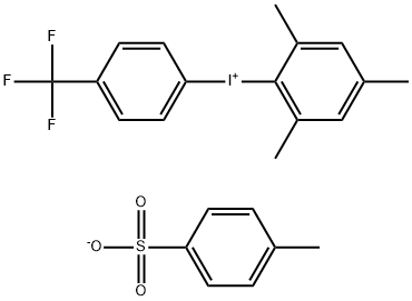 Iodonium, [4-(trifluoromethyl)phenyl](2,4,6-trimethylphenyl)-, 4-methylbenzenesulfonate (1:1) Struktur