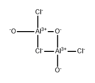 μ-chlorodichloro-μ-hydroxydihydroxydi-Aluminum Struktur