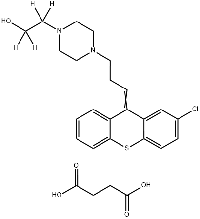 [2H4]-Zuclopenthixol Succinate Salt Struktur