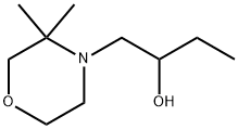 4-Morpholineethanol, α-ethyl-3,3-dimethyl- Struktur