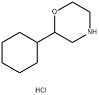 Morpholine, 2-cyclohexyl-, hydrochloride Struktur