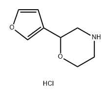 Morpholine,2-(3-furanyl)- Struktur