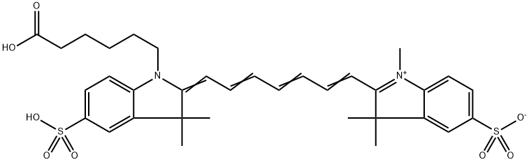 Sulfo Cy7 Carboxylic acids(methyl) Struktur