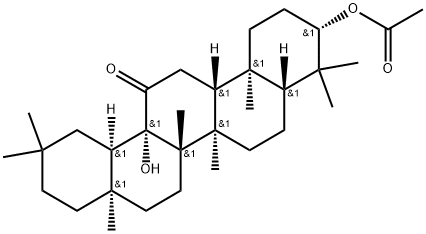 黑果茜草萜 B, 125263-66-3, 結(jié)構(gòu)式