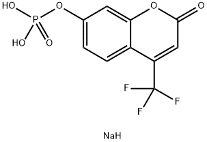 4-TRIFLUOROMETHYLUMBELLIFERYL 7-*PHOSPHA TE SODIUM Struktur