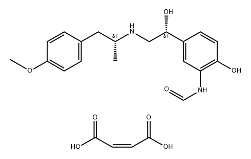 Arformoterol Maleate Struktur