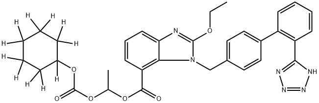 CANDESARTAN CILEXETIL-D11 Struktur