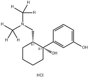 (+)-O-DesMethyl TraMadol-D6 Struktur