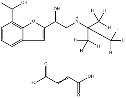 1'-Hydroxybufuralol-[d9] Maleate Struktur