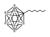 1,2-Dicarbadodecaborane(12), 1-heptyl- Struktur