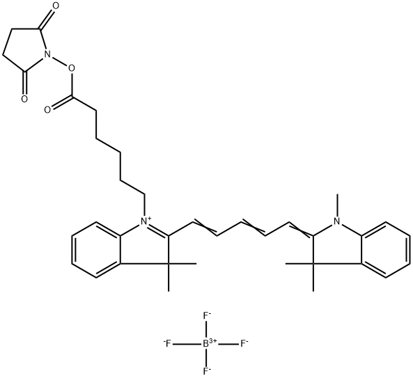 Cyanine 5 NHS Ester Struktur