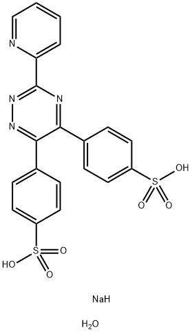 Ferrozine (hydrate) Struktur