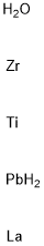 Lanthanum lead titanium zirconium oxide ((La,Pb)(Ti,Zr)O3) Struktur