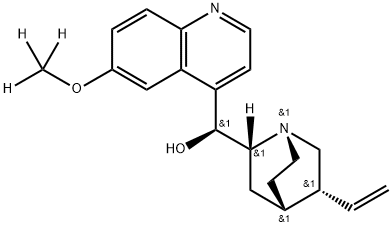 [2H3]-Quinidine Struktur