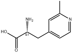 4-Pyridinepropanoic acid, α-amino-2-methyl-, (αR)- Struktur