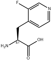 4-Pyridinepropanoic acid, α-amino-3-fluoro-, (αS)- Struktur