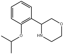 3-(2-isopropoxyphenyl)morpholine Struktur