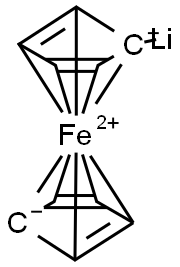 Lithium, ferrocenyl-(8CI,9CI) Struktur