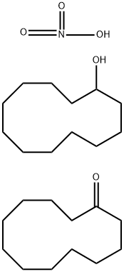 Nitric acid, reaction products with cyclododecanol and cyclododecanone, by-products from, high-boiling fraction, Me esters Struktur