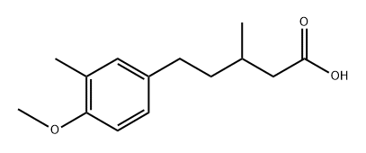 Benzenepentanoic acid, 4-Methoxy-b,3-
diMethyl Struktur