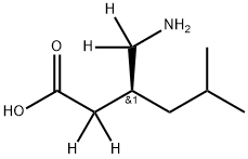 Pregabalin-d4 Struktur