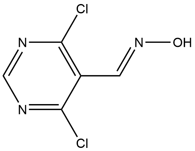 5-Pyrimidinecarboxaldehyde, 4,6-dichloro-, oxime, [C(E)]-