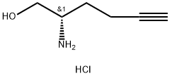 (S)-homopropargylglycinol hydrochloride Struktur