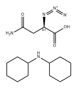 D-azidoasparagine DCHA salt Struktur