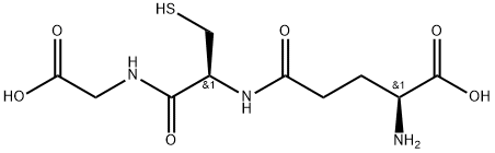 Glycine,N-(N-L-γ-glutamyl-D-cysteinyl)- Struktur