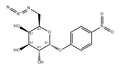 4-Nitrophenyl 6-azido-6-deoxy-α-D-galactopyranoside Struktur