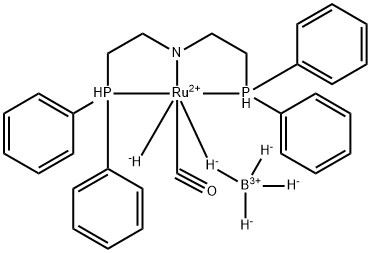 Carbonylhydrido(tetrahydroborato)[bis(2-diphenylphosphinoethyl) aMino]rutheniuM(II), Min.98%   Ru-MACHO BH Struktur