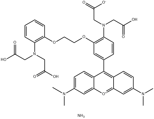 RHOD 2 TRIAMMONIUM Struktur