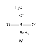 BARIUM BOROTUNGSTATE Struktur