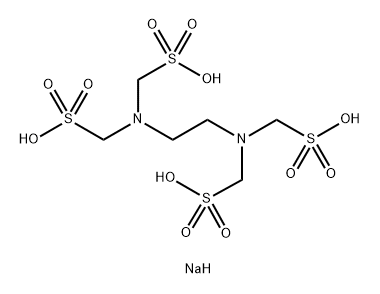 (Ethylenedinitrilo)tetrakis(methanesulfonic acid sodium) salt Struktur