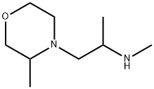 4-Morpholineethanamine, N,α,3-trimethyl- Struktur