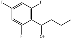 2,4,6-Trifluoro-α-propylbenzenemethanol Struktur