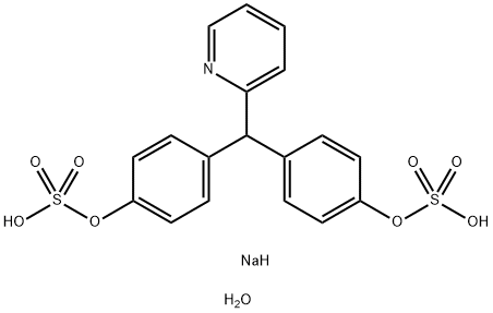 Sodium picosulfate monohydrate Struktur